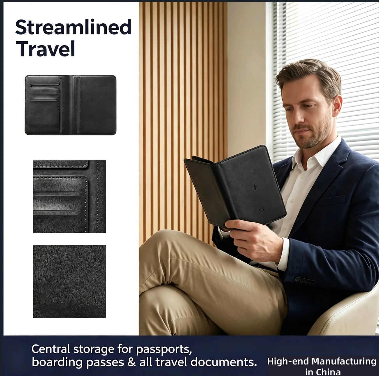 Travel Accessories Kmart - محفظة جواز سفر ذكية مع جهاز