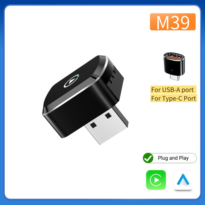 Travel Adapter Universal - CarPlay أندرويد السيارات محول لاسلكي USB