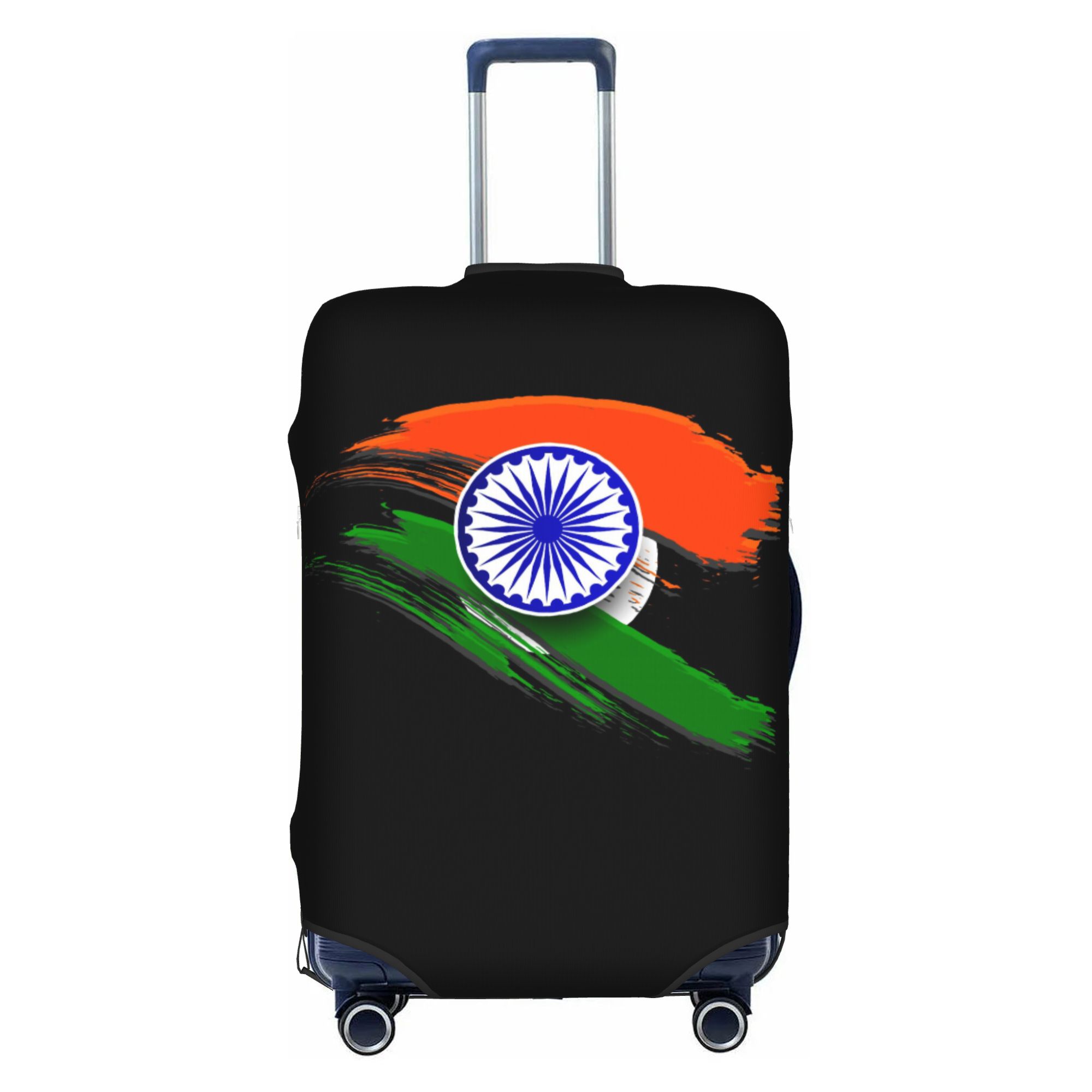 Travel Accessories India - غطاء حقيبة سفر مرن بعلم الهند،