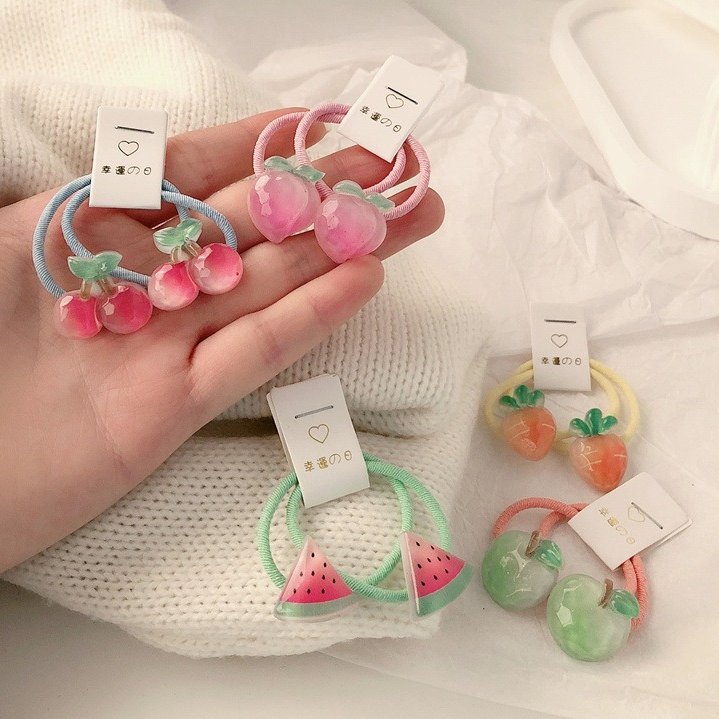 Travel Accessories Girls - ربطات شعر جزر للأطفال مكونة من
