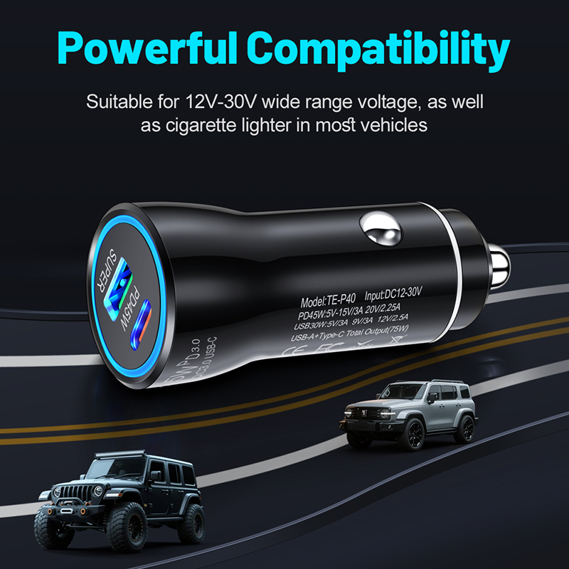 شاحن سيارة USB-C مزدوج المنفذ  - مراجعة Travel Adapter Universal وسعره