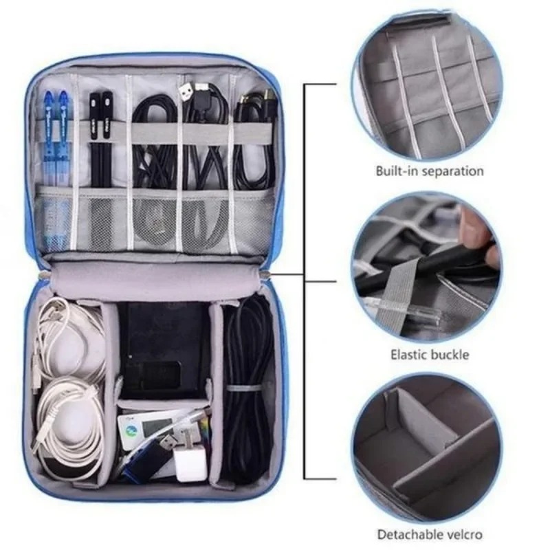 حقيبة تنظيم الإلكترونيات للسفر - مراجعة Travel Accessories As Gifts وسعره