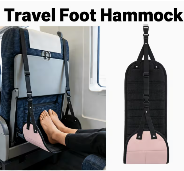 مسند قدم قابل للتعديل مع حزام  - مراجعة Travel Accessories For Long Haul Flights وسعره