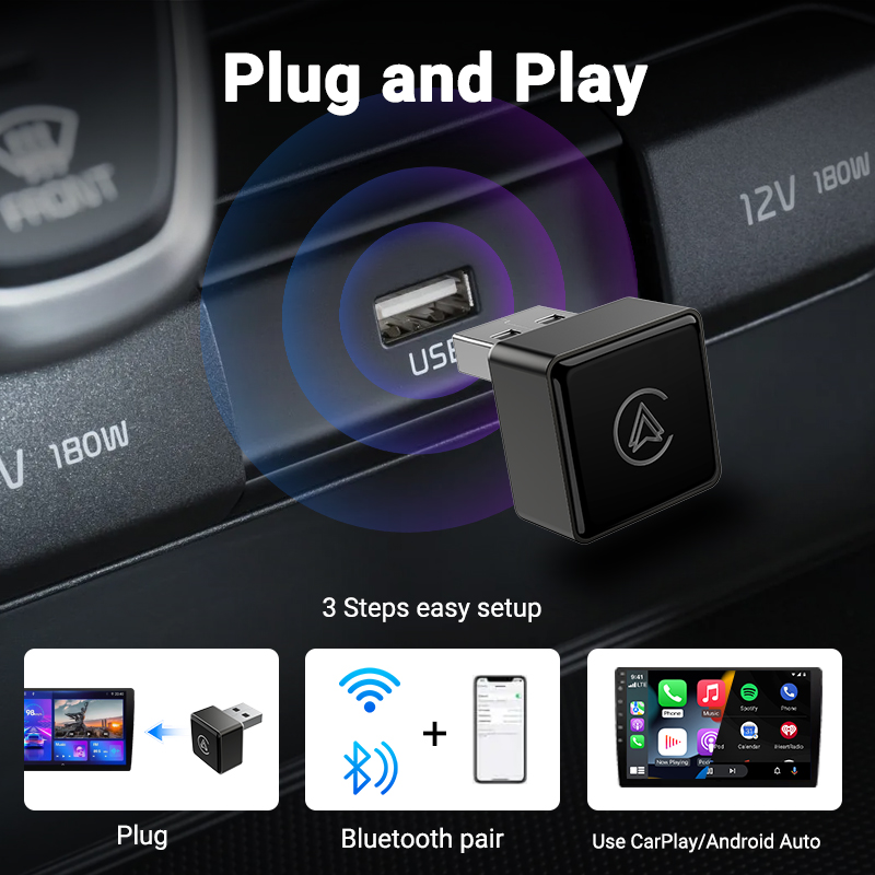 XUDA اللاسلكية CarPlay أندرويد - مراجعة Travel Adapter Universal وسعره
