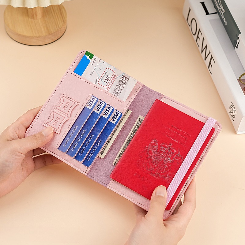 غطاء جواز سفر من الجلد الصناعي - مراجعة Travel Accessories Rfid وسعره