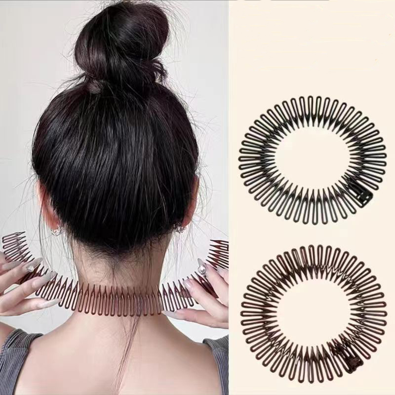 مشط مرن مطاطي بلاستيكي دائري ب - مراجعة Travel Accessories Girls وسعره