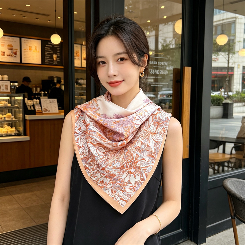 وشاح حريري ناعم للنساء، مناديل - مراجعة Travel Accessories To Gift وسعره