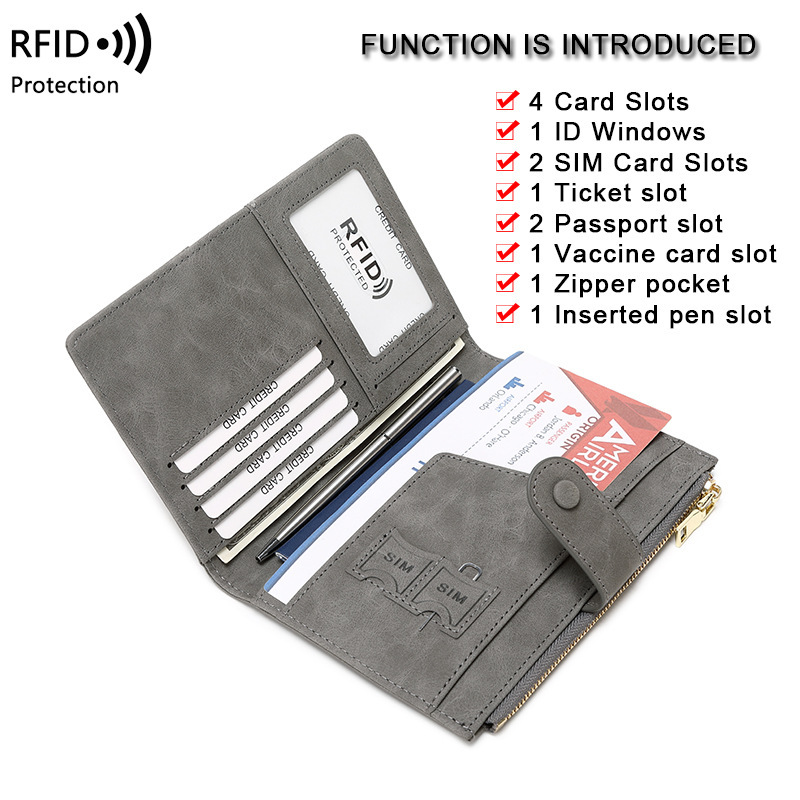 حافظة جواز سفر جديدة مضادة للس - مراجعة Travel Accessories Rfid وسعره