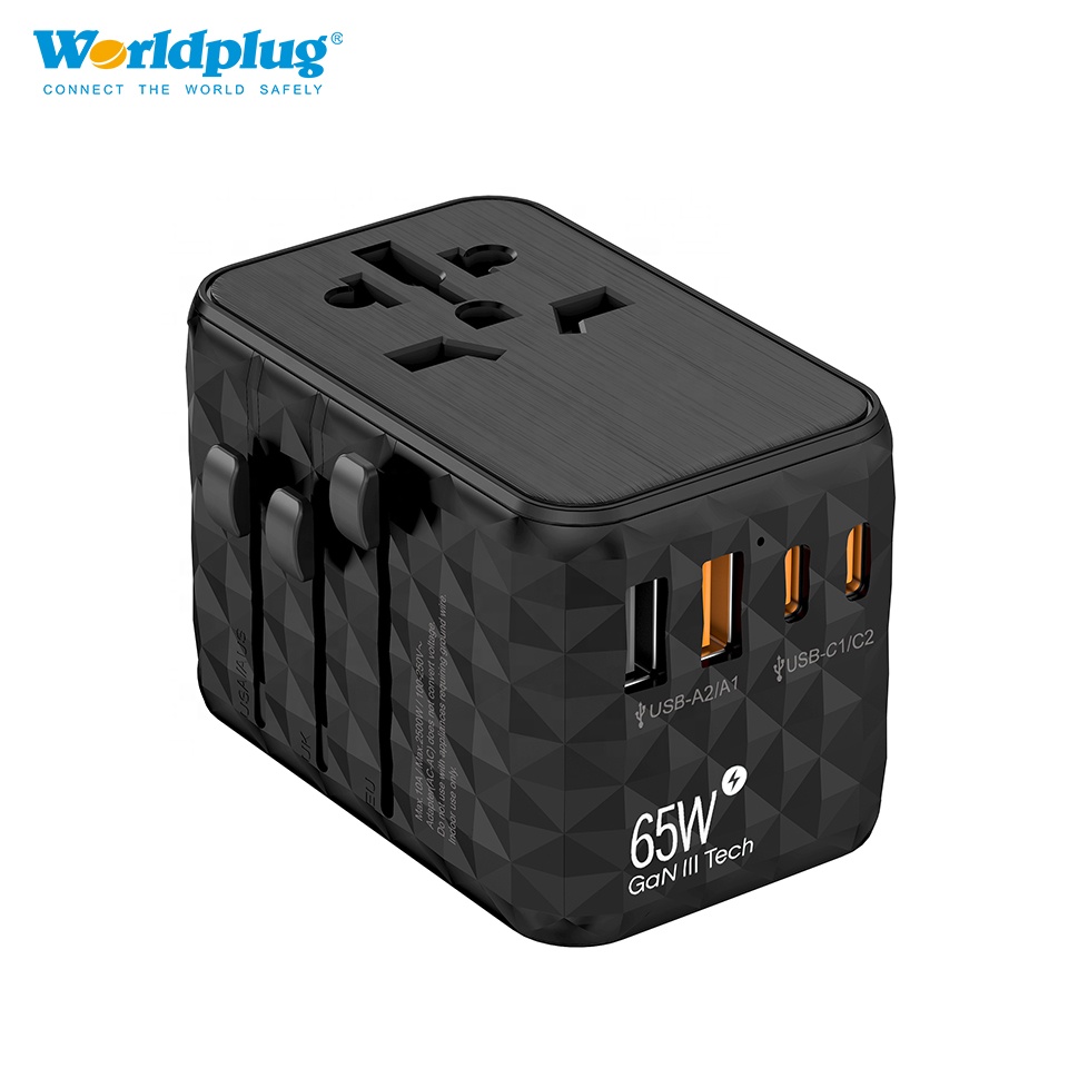 شاحن سفر PD3.0 QC 4.0 GaN بقوة - مراجعة Travel Adapter Universal وسعره