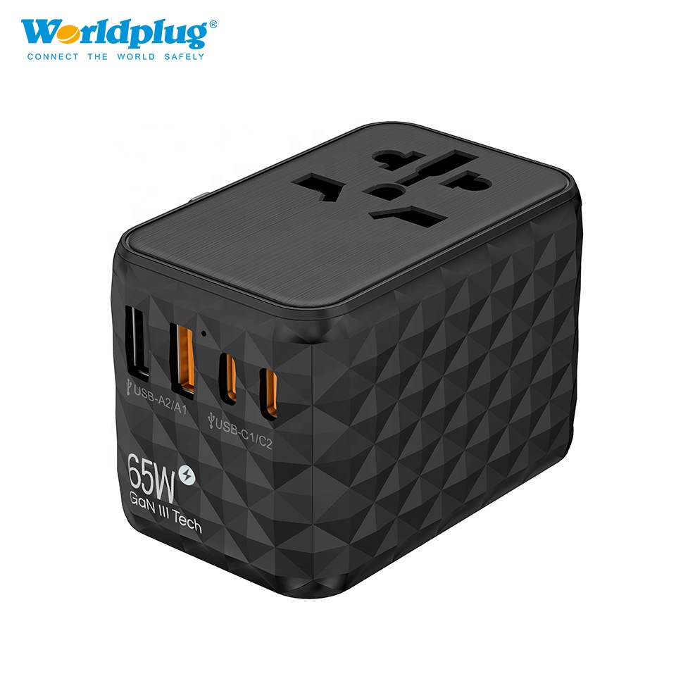 شاحن سفر PD3.0 QC 4.0 GaN بقوة - مراجعة Travel Adapter Universal وسعره
