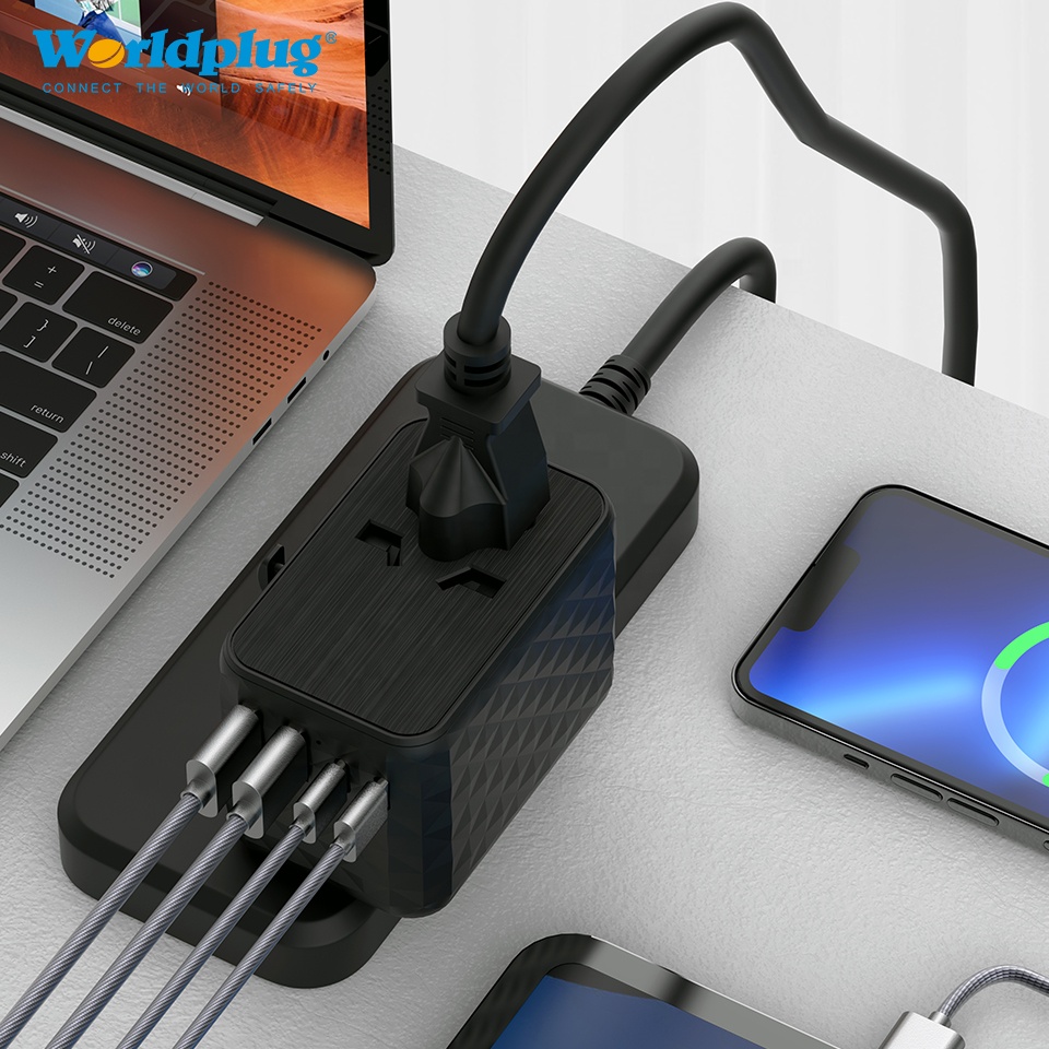 شاحن سفر PD3.0 QC 4.0 GaN بقوة - مراجعة Travel Adapter Universal وسعره